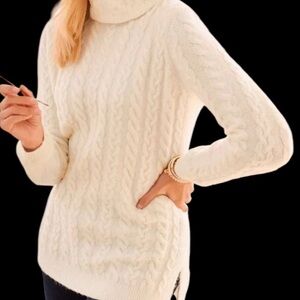 Croft & Barrow Beige Cable Knit Sweater